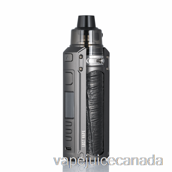 Vape Canada Lost Vape URSA QUEST 100W Pod Mod Kit Gunmetal / Embossed Leather